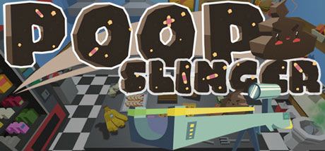 Poop Slinger box art for Playstation 4